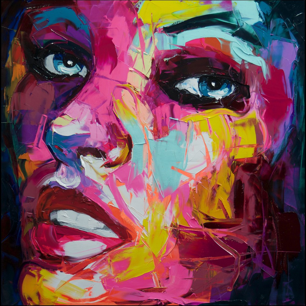 Francoise Nielly Portrait Palette Painting Expression Face138